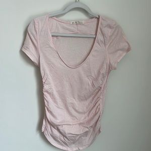 Free People / Sonnet Side Gathered T-Shirt / Size M